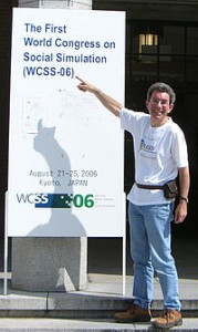 Nigel Gilbert at WCSS2006, Kyoto, Japan 2006