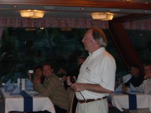 Klaus G. Troitzsch giving a speeck at the ESSA Conference 2005 social dinner